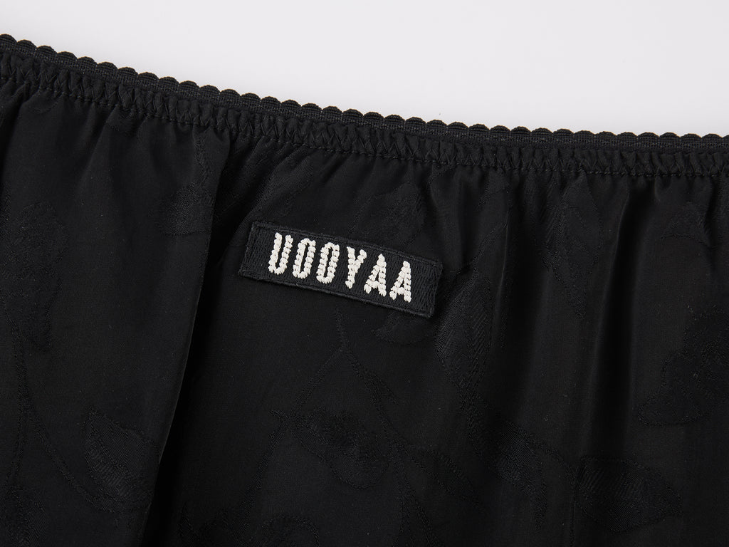Lace bear jacquard half skirt