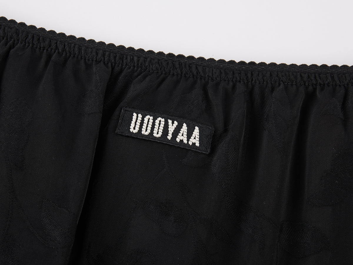 Lace bear jacquard half skirt