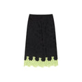 Lace bear jacquard half skirt