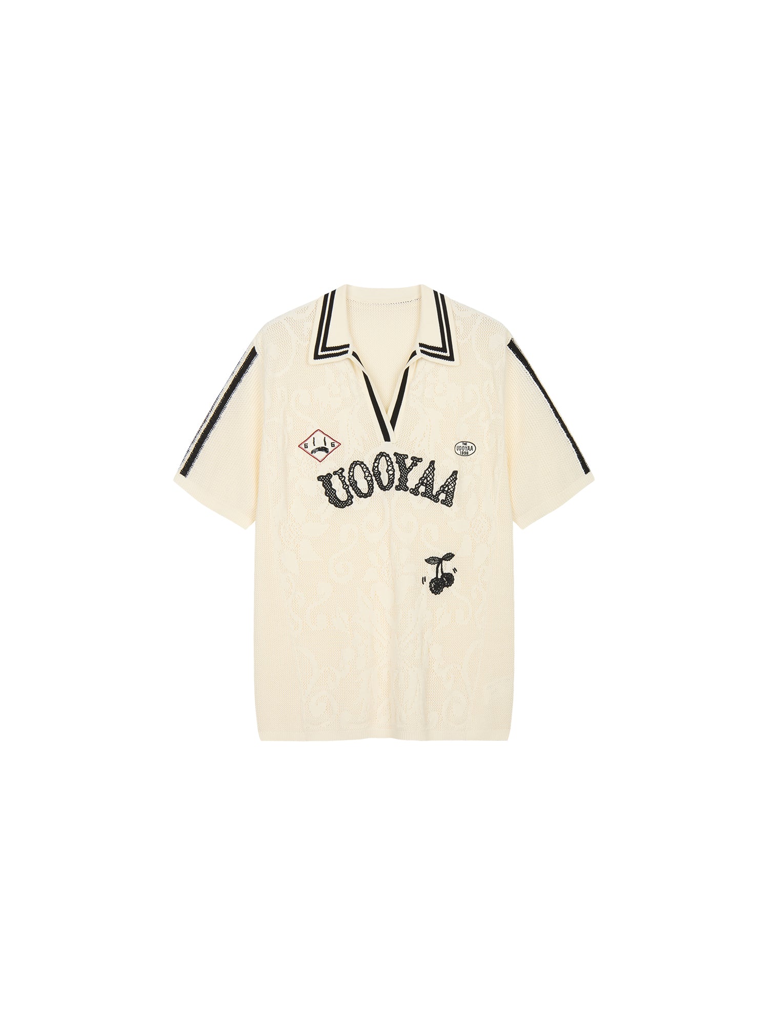 Classic hollow polo knit T-Shirt