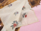 Sad bear appliqué embroidery faux two-piece T-Shirt