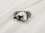 Sad bear embroidered emblem T-Shirt