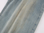 Washed tencel denim trousers