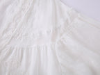 Lace embroidered tea dress