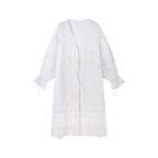 Lace embroidered tea dress