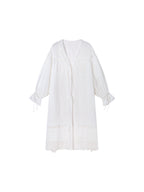 Lace embroidered tea dress