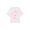 Carnival flock print and foil-stamped T-shirt
