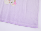 Lace appliqué embroidered T-shirt