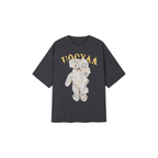 Lace appliqué embroidered T-shirt