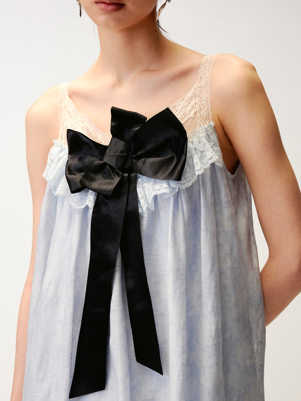 3d bow knot cami dress