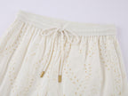 Lace Patchwork Cargo Pants