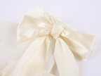 3d satin lace bow cami
