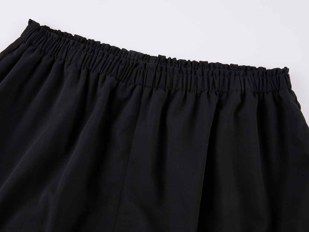 Gathered lantern shorts