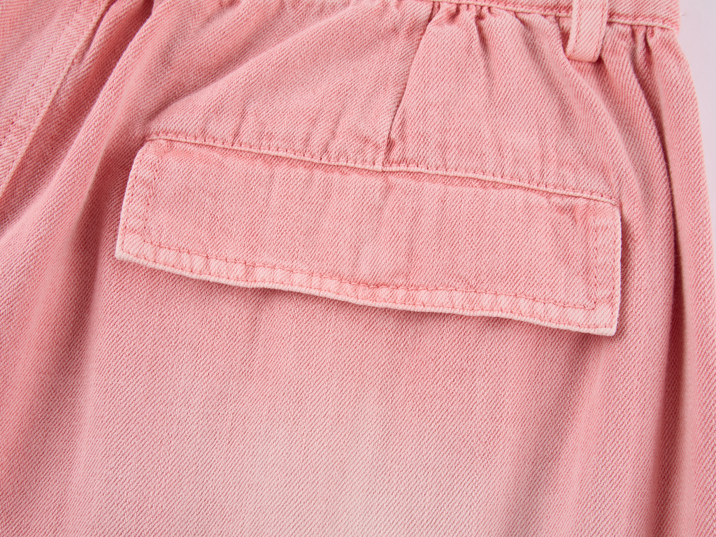 Retro pink heavy wash bloomers
