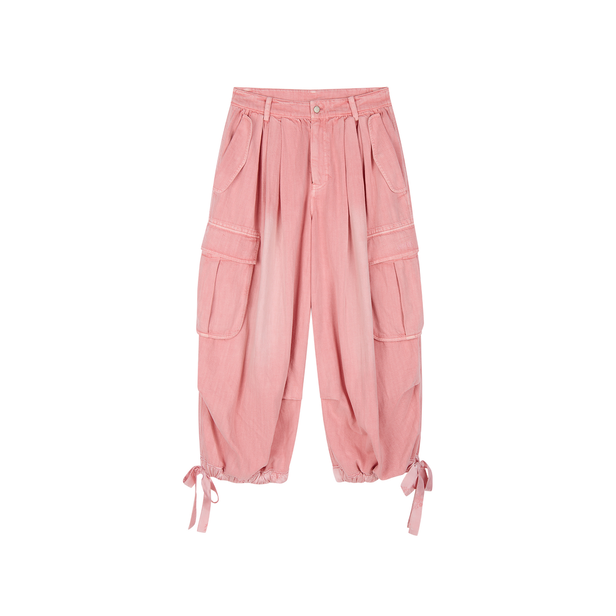 Retro pink heavy wash bloomers