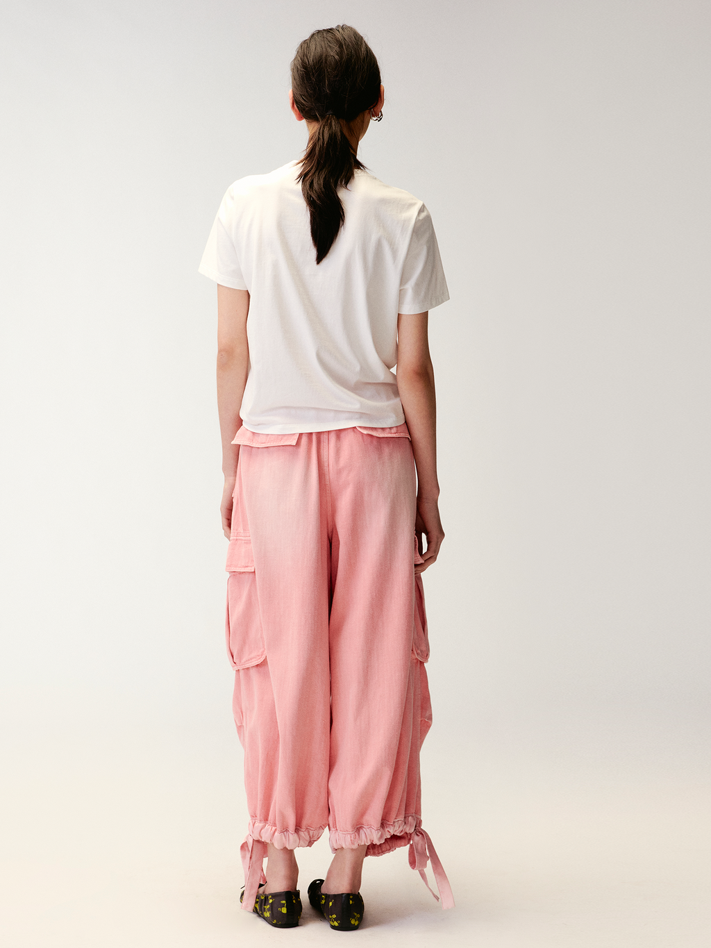 Retro pink heavy wash bloomers