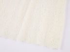 Polo collar lace cutout embroidered patchwork T-shirt