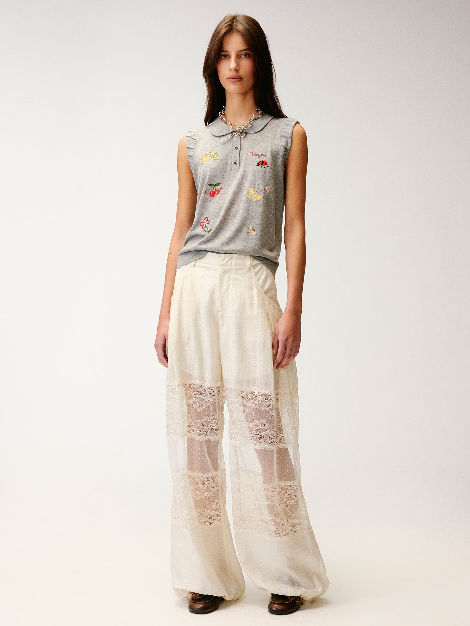 Lace patchwork bloomers