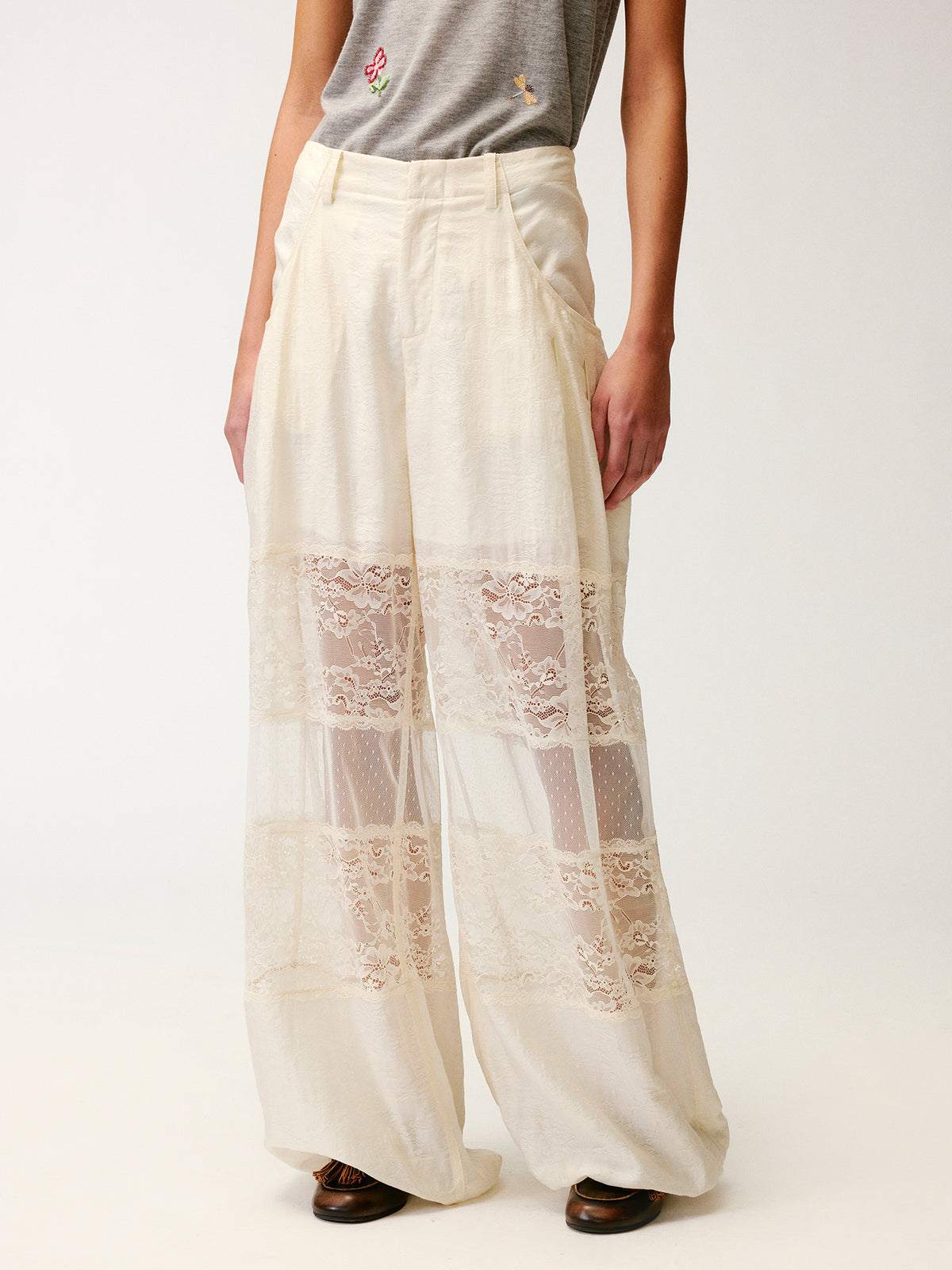 Lace patchwork bloomers