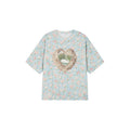 Swan Graphic Print Cotton T-shirt