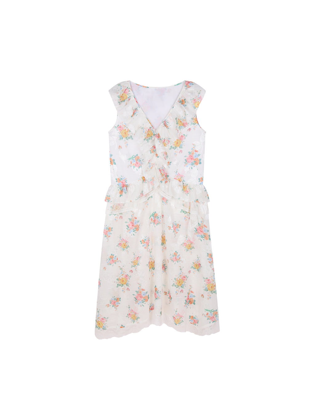 Wallpaper Floral Sleeveless Dress