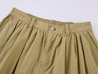 Multi-Pockets Knee-Length Cargo Shorts