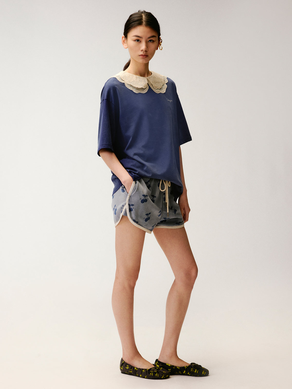 Gradient Washed Shorts