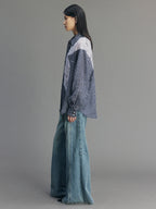 Vintage Wash Wide-Leg Jeans