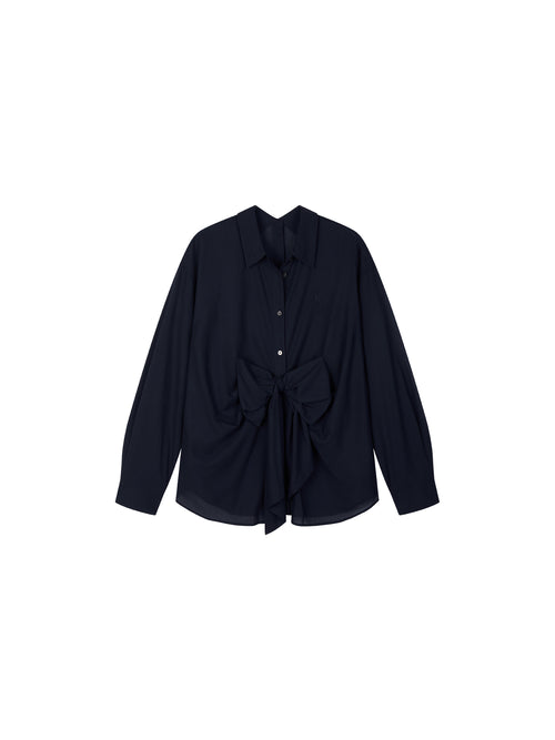 Reversible 3D-Bow Tailored Shirt