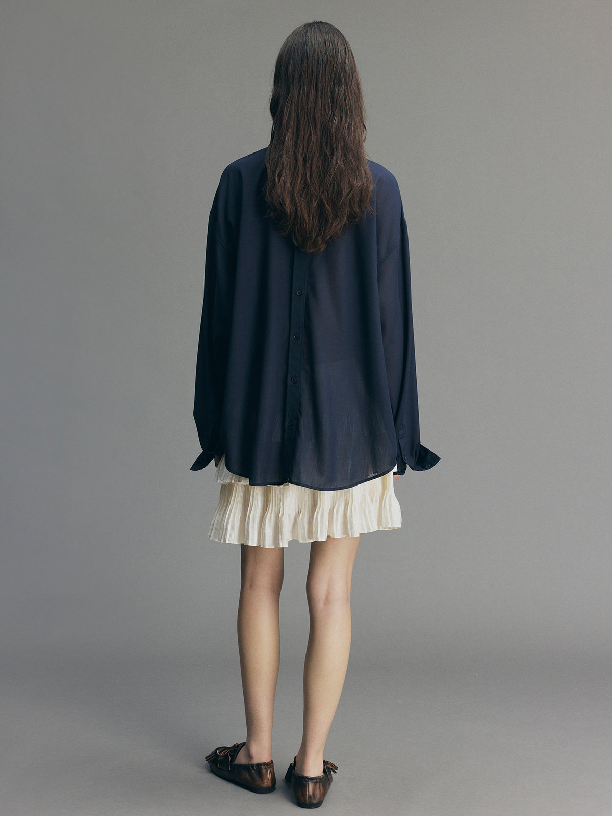 Reversible 3D-Bow Tailored Shirt