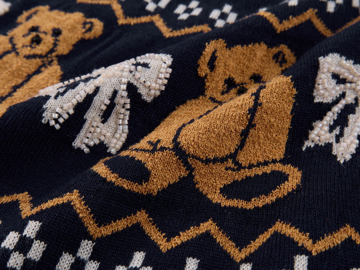 Bear & Bow Fair Isle Knit T-shirt