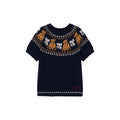 Bear & Bow Fair Isle Knit T-shirt