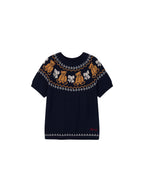 Bear & Bow Fair Isle Knit T-shirt