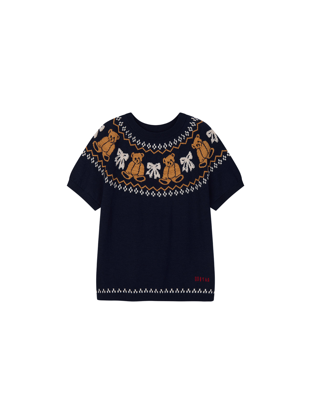 Bear & Bow Fair Isle Knit T-shirt