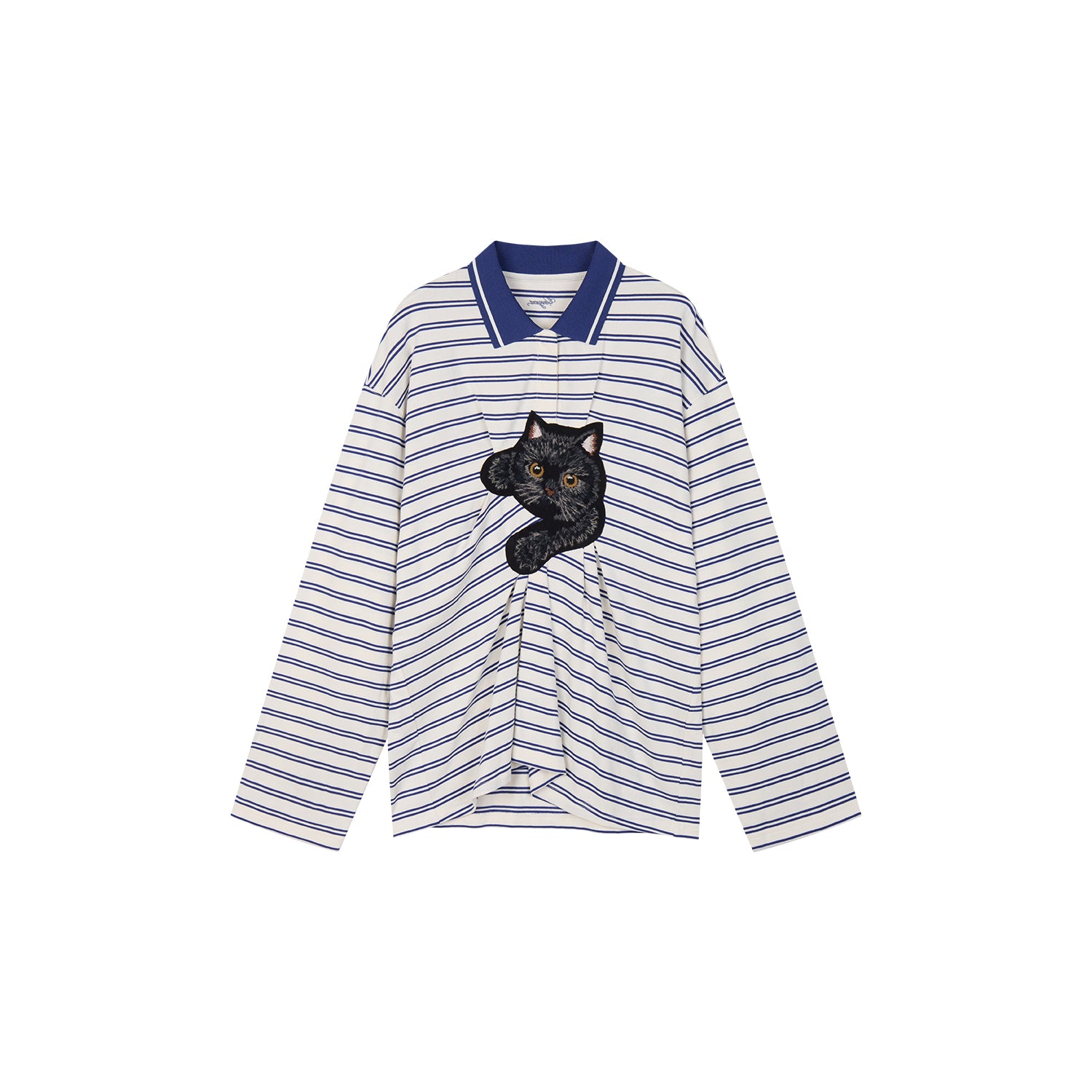 "Caught in the Act" Cat Polo Sweatshirt