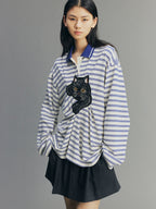 "Caught in the Act" Polo Sweatshirt