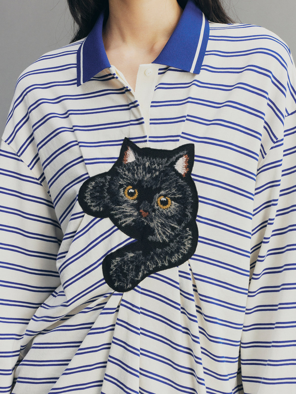 "Caught in the Act" Polo Sweatshirt