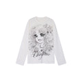 Rhinestone Sailor-Girl Graphic Sweatshirt