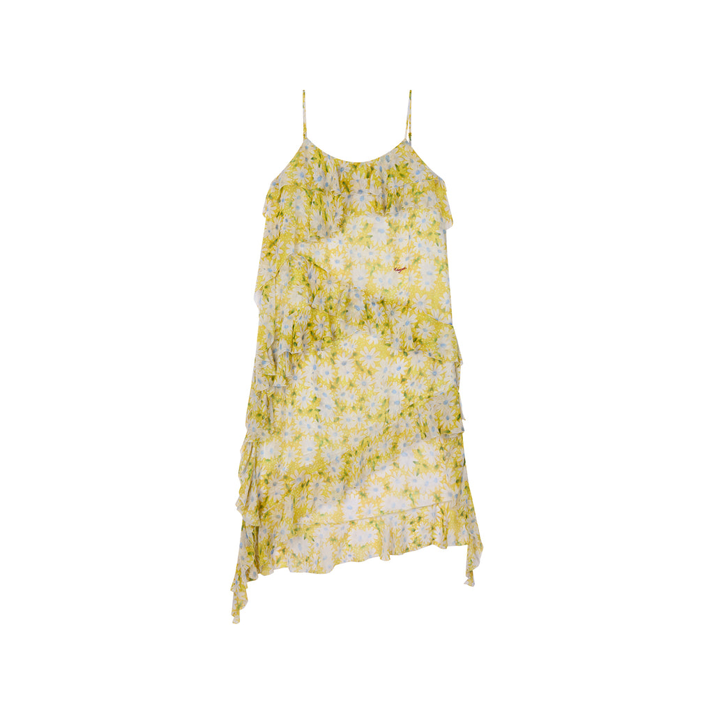Daisy Ruffle Slip Dress