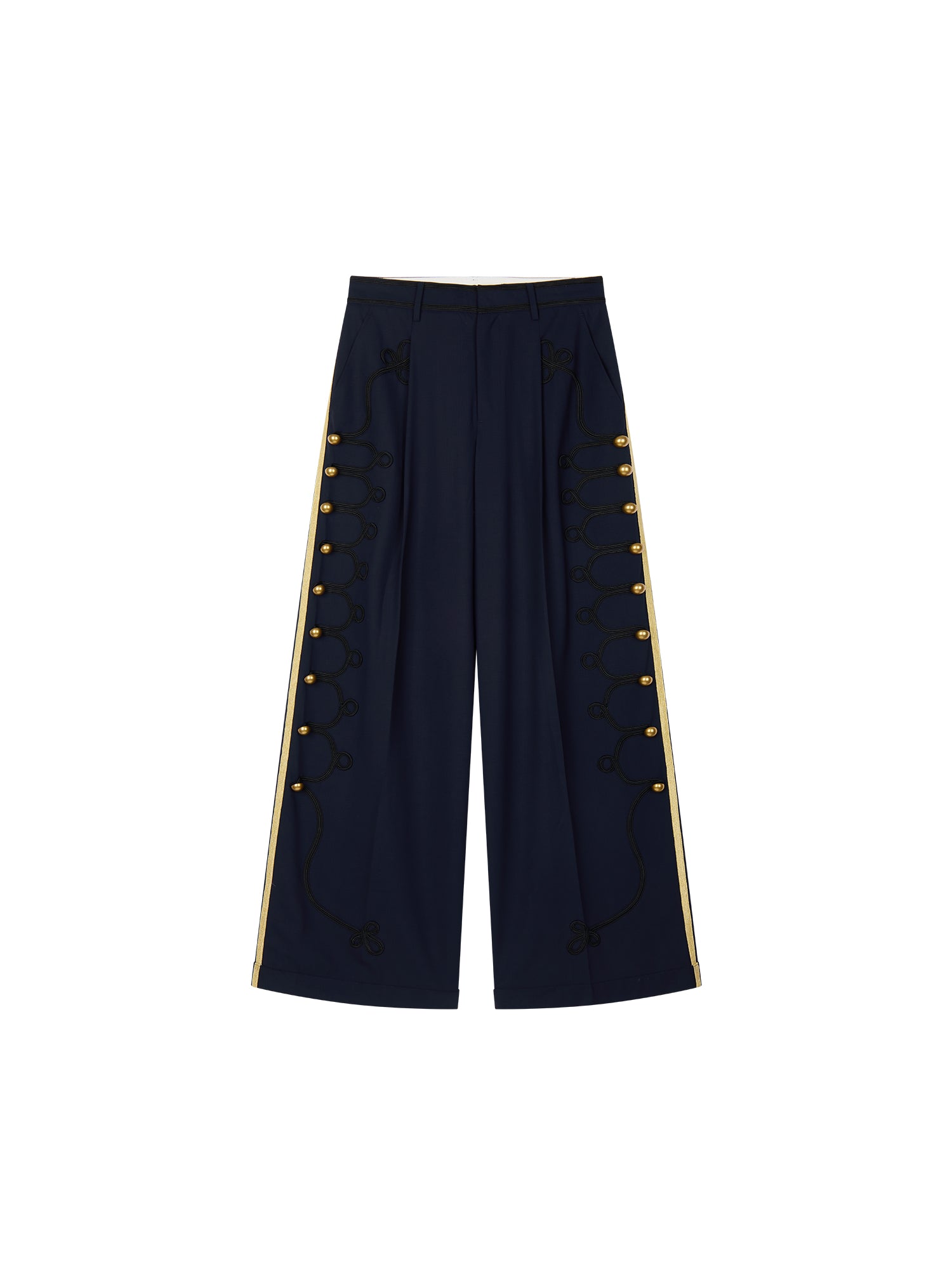Vintage Romantic Officer Pants