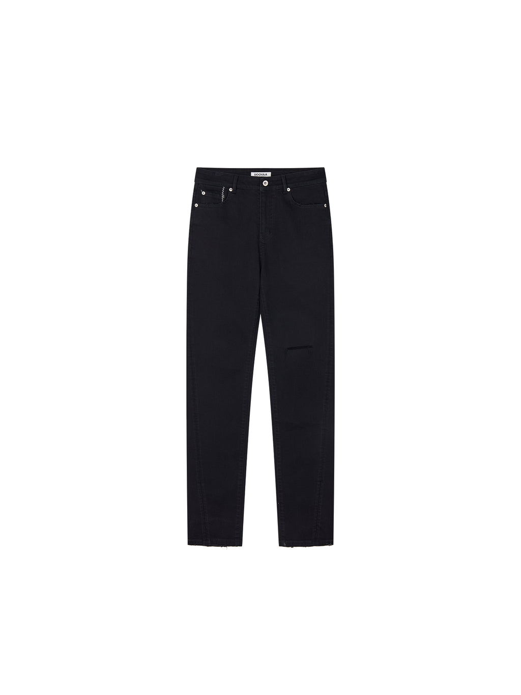 Rock-Inspired Skinny Distressed Jeans