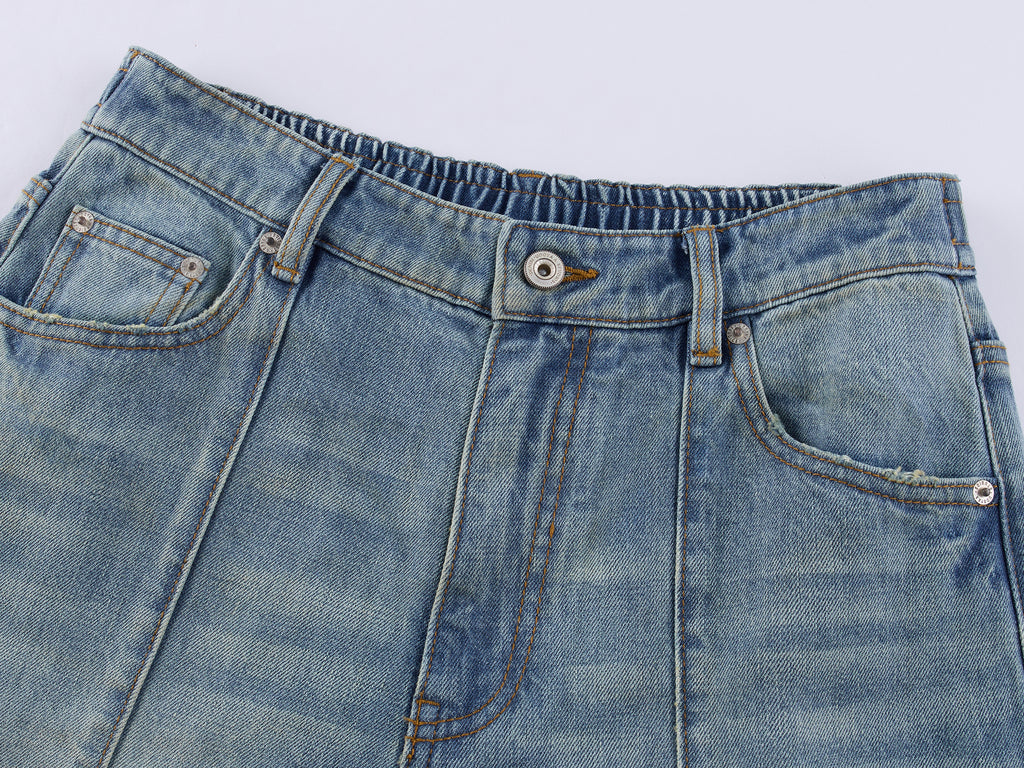 Vintage Glam Balloon Rhinestone Jeans