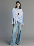 Hand-Shaped Rose Shirt