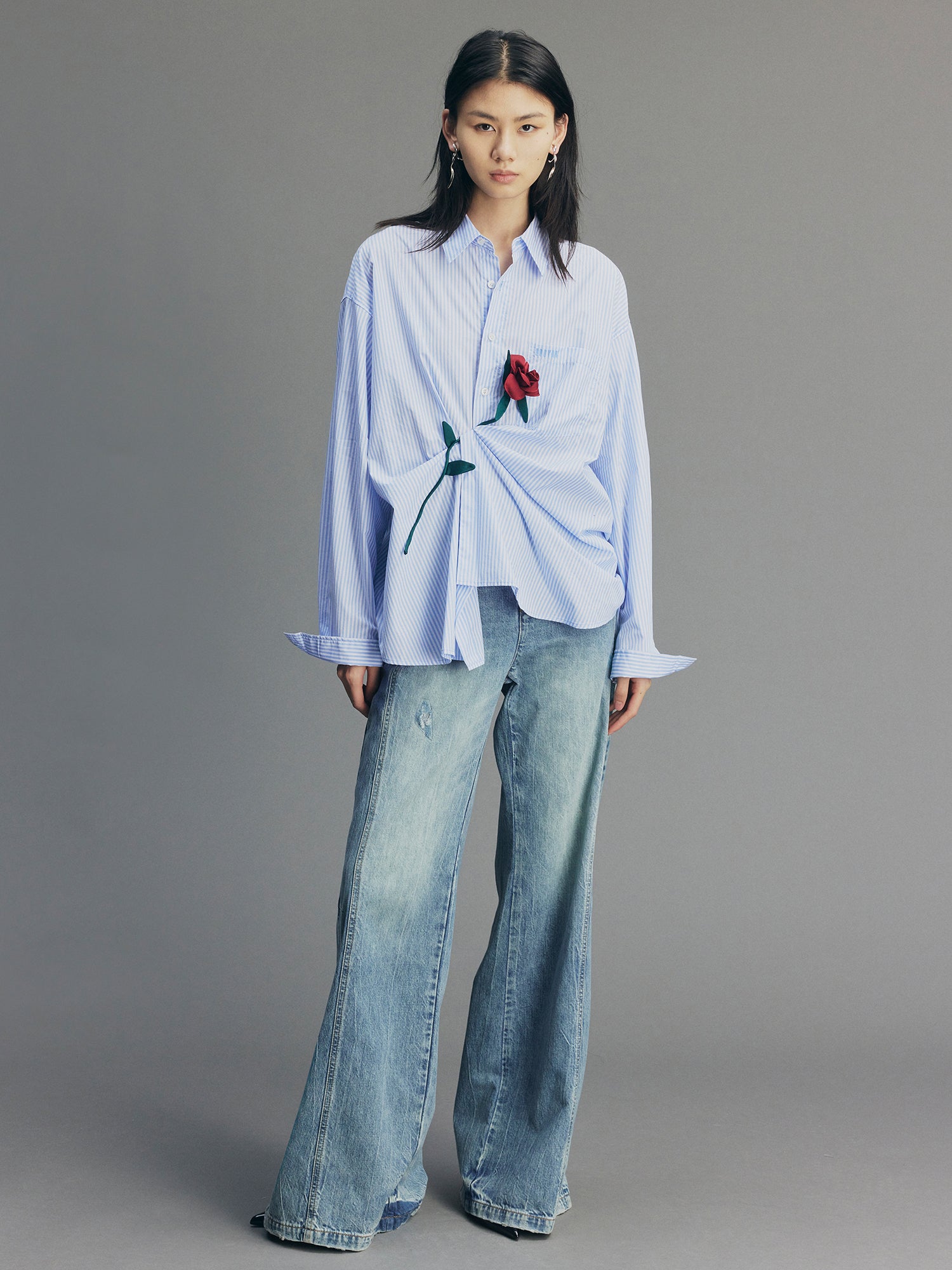 Hand-Shaped Rose Shirt