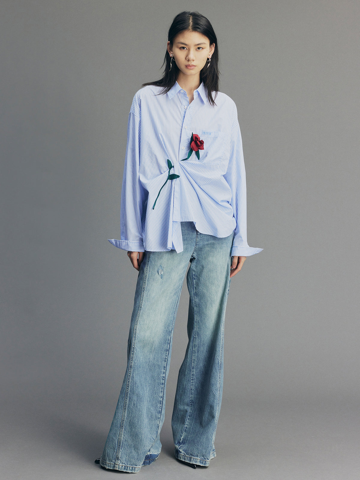 Hand-Shaped Rose Shirt