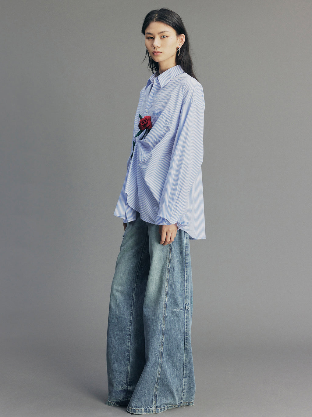 Hand-Shaped Rose Shirt