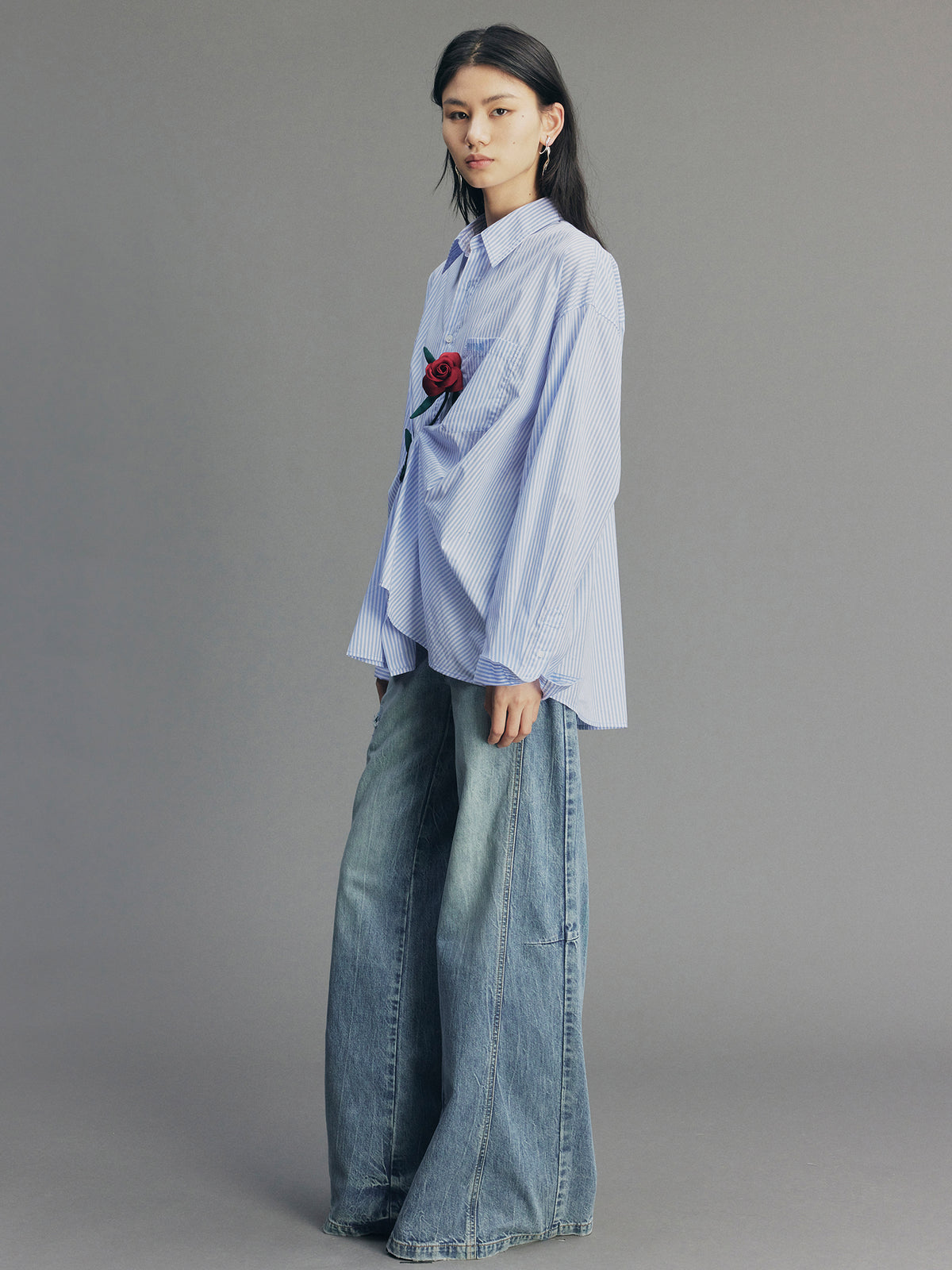 Hand-Shaped Rose Shirt