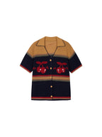 Vintage Hand-Knit Cherry Cardigan