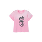 Bear-Print Embroidery T-shirt