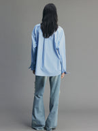 Rock Wash Distressed Straight-Leg Jeans